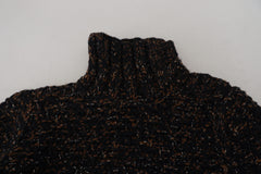 Men's Fatto A Sweater Brown Virgin Wool