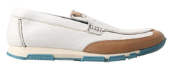 Men's Leather Loafer White