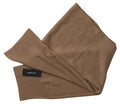 Women's Brown Knitted Camel Wrap Shawl Foulard Scarf