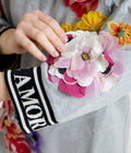 Women's Amore Queen Sweater Gray Cotton