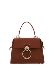 Women's Tess Top Handle Bag Brown Calf Leather Bos