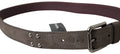 Men's Leather Metal Buckle Belt Brown