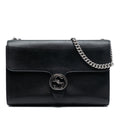Medium Leather Dollar Interlocking G Crossbody