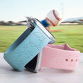 Pulsera personalizada de silicona multicolor de béisbol para Apple con nombre grabado con láser Regalo de cumpleaños de Acción de Gracias para los amantes del béisbol Compañero de equipo Entrenador