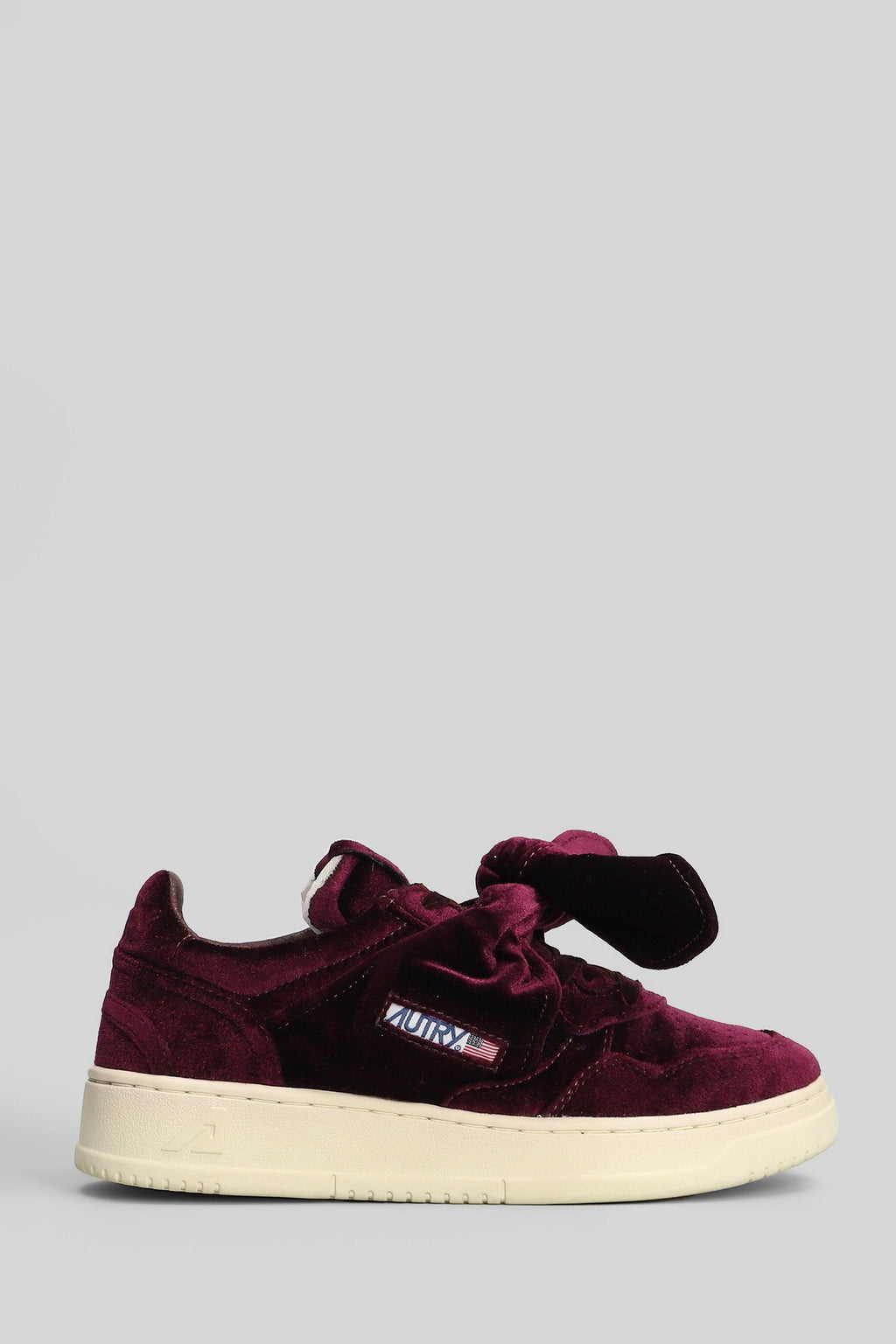 Medalist low Sneakers in Viola velvet Scarpe