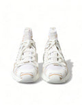 Women's White Beige Sorrento Socks Sneakers Shoes Viscose