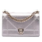 Small Metallic Grained Calfskin Diorama Flap