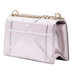 Small Metallic Grained Calfskin Diorama Flap