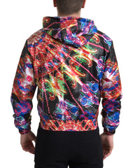 Men's Multicolor Hooded Sweatshirt Sweater Clothing
