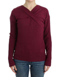 Women's Purple Knitted Wool Sweater Virgin Clothing