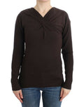 Women's Brown Knitted Wool Sweater Virgin Clothing
