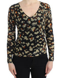 Women's Multicolor V-Neck Wool Jumper Virgin Clothing