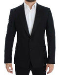 Men's Black Wool Silk Sicilia Blazer Clothing