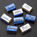 Graduación Personalizada 120 Pcs Chocolate Envoltura Pegatinas con Nombre Año Nombre de la Escuela Graduación Fiesta Dulces Decoración Favor para Graduados