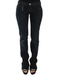 Women's Blue Slim Fit Jeans Cotton Clothing