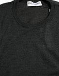 Men's Wool Round Neck Sweater Gray