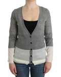 Women's Gray Lightweight Cardigan Acrylic Clothing