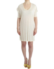 Women's White Modal Tube Dress Viscose