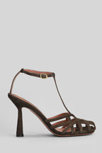 Lidia Sandals in dark brown suede Scarpe - 40(1)