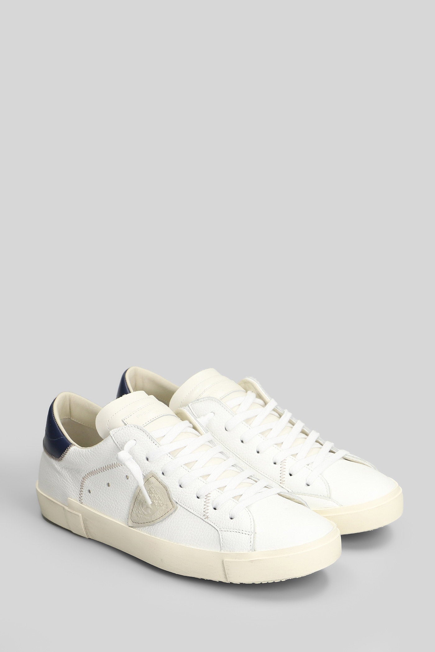 Prsx Low Sneakers in white leather Scarpe