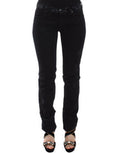 Women's Black Slim Jeans Denim Pants Skinny Stretch Cotton