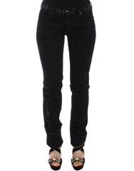Women's Black Slim Jeans Denim Pants Skinny Stretch Cotton