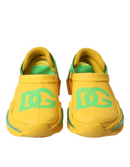 Yellow Green Rubber Clogs Men Slippers Shoes