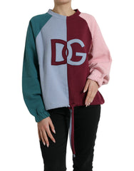 Women's Logo-Embroidered Cotton Sweatshirt Multicolor Sweatshirts