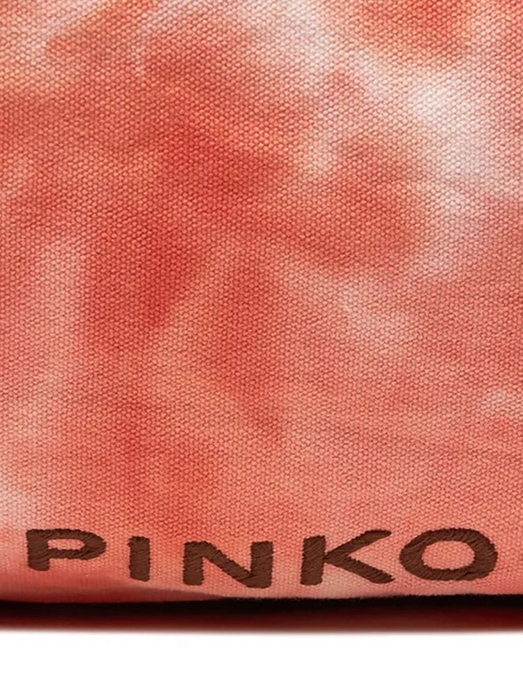 Pinko Cotton Tote Bag — Orange