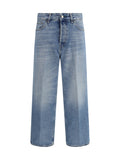 Haikure Boyfriend Cotton Jeans — Blue