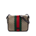 Medium GG Supreme Web Flap Messenger Bag
