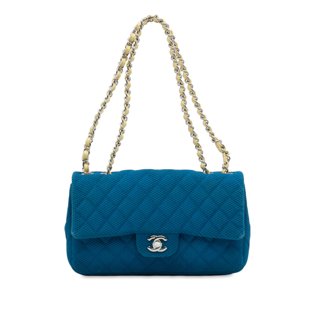 Medium Quilted Perforated Jersey Single Flap