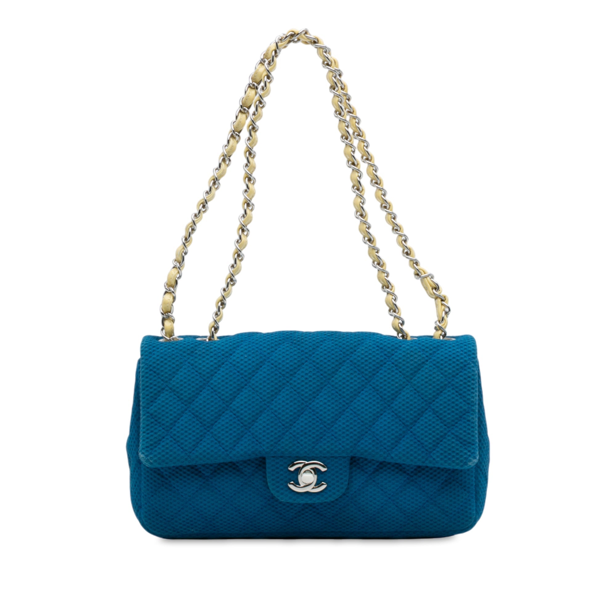 Medium Quilted Perforated Jersey Single Flap