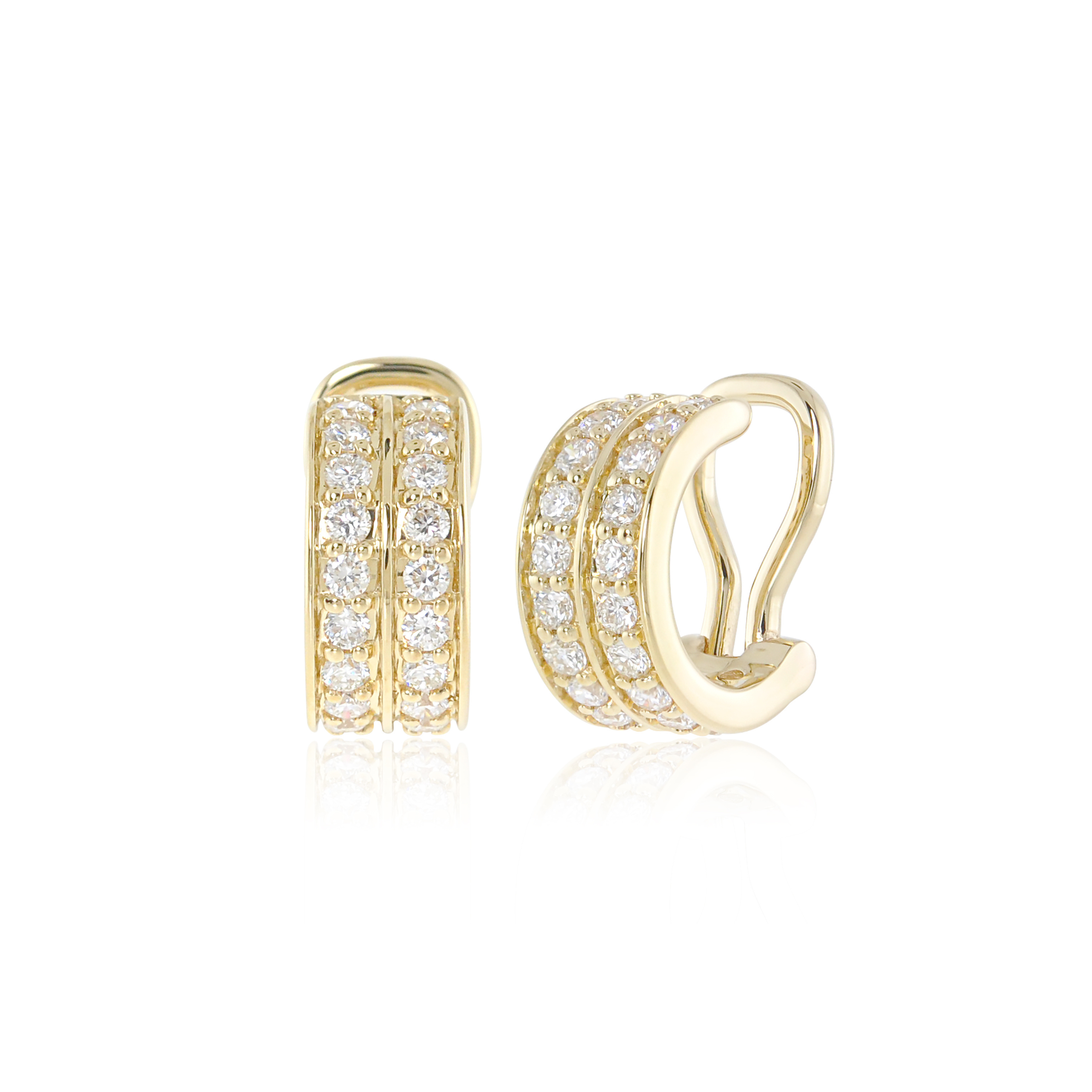 IRINA Double Row Diamond Ear Cuff Single By ALINKA Fine Jewellery