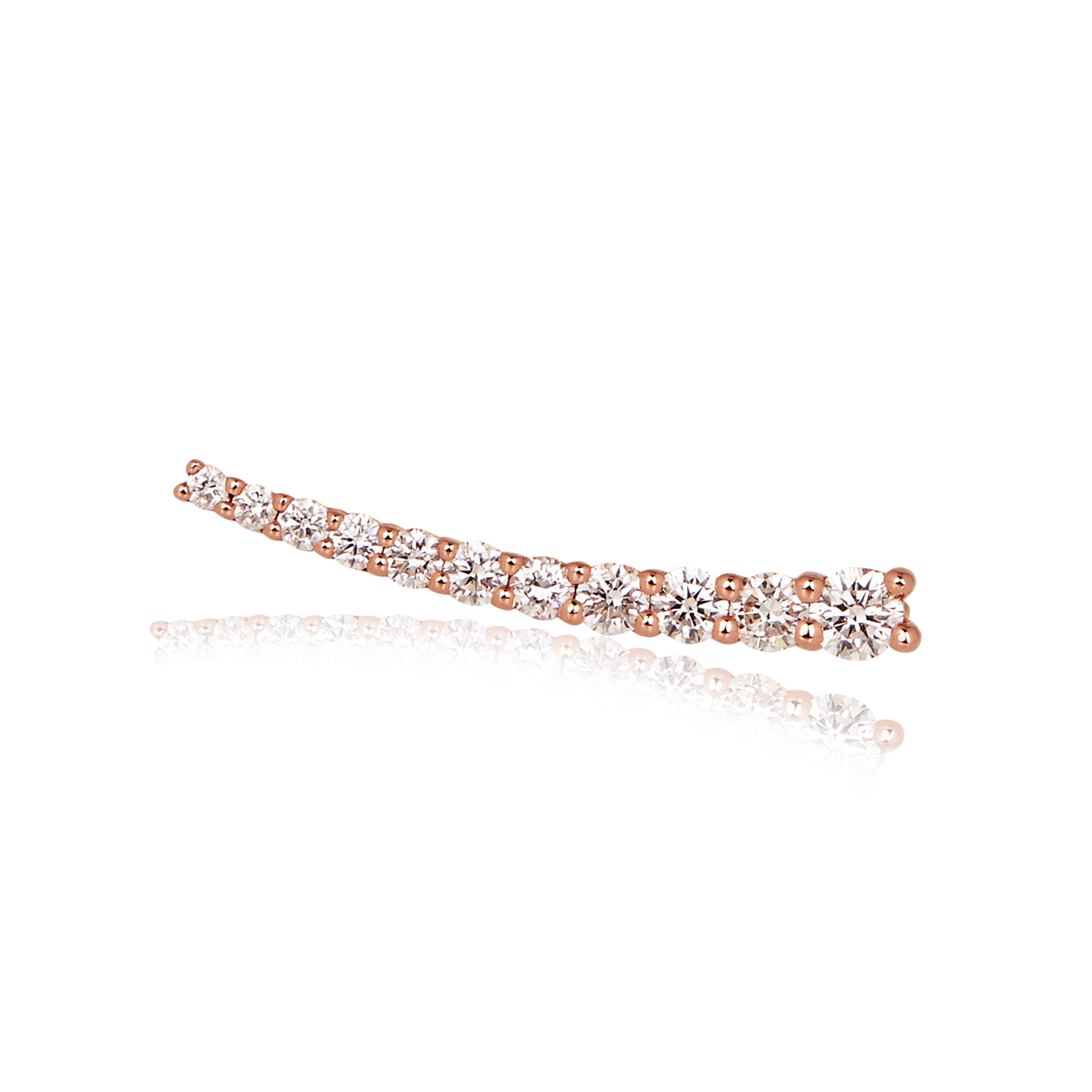 DASHA Superfine Diamond Ear Cuff Single By ALINKA Fine Jewellery