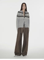 Autumn on Fair Isle Australian 17.5 micron machine washable merino wool jacquard sweater