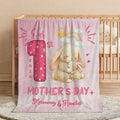 Manta suave personalizada con nombre y año para el Día de la Madre Regalo del Día de la Madre para la nueva mamá Recién nacido