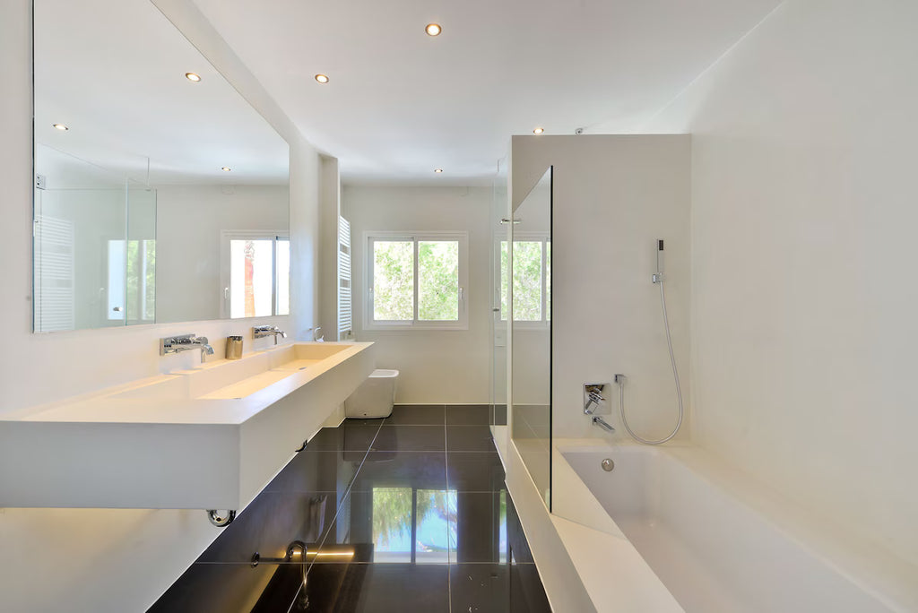 Super Rare 8-Bedroom Luxury Seafront Ibiza Villa with Private Beach, Panoramic Rooftop and Underground DJ Room in Santa Eulalia