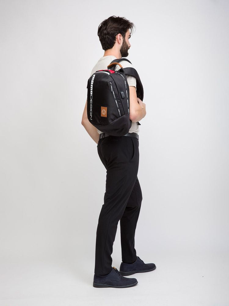 Momo Design Nylon Backpack — Black