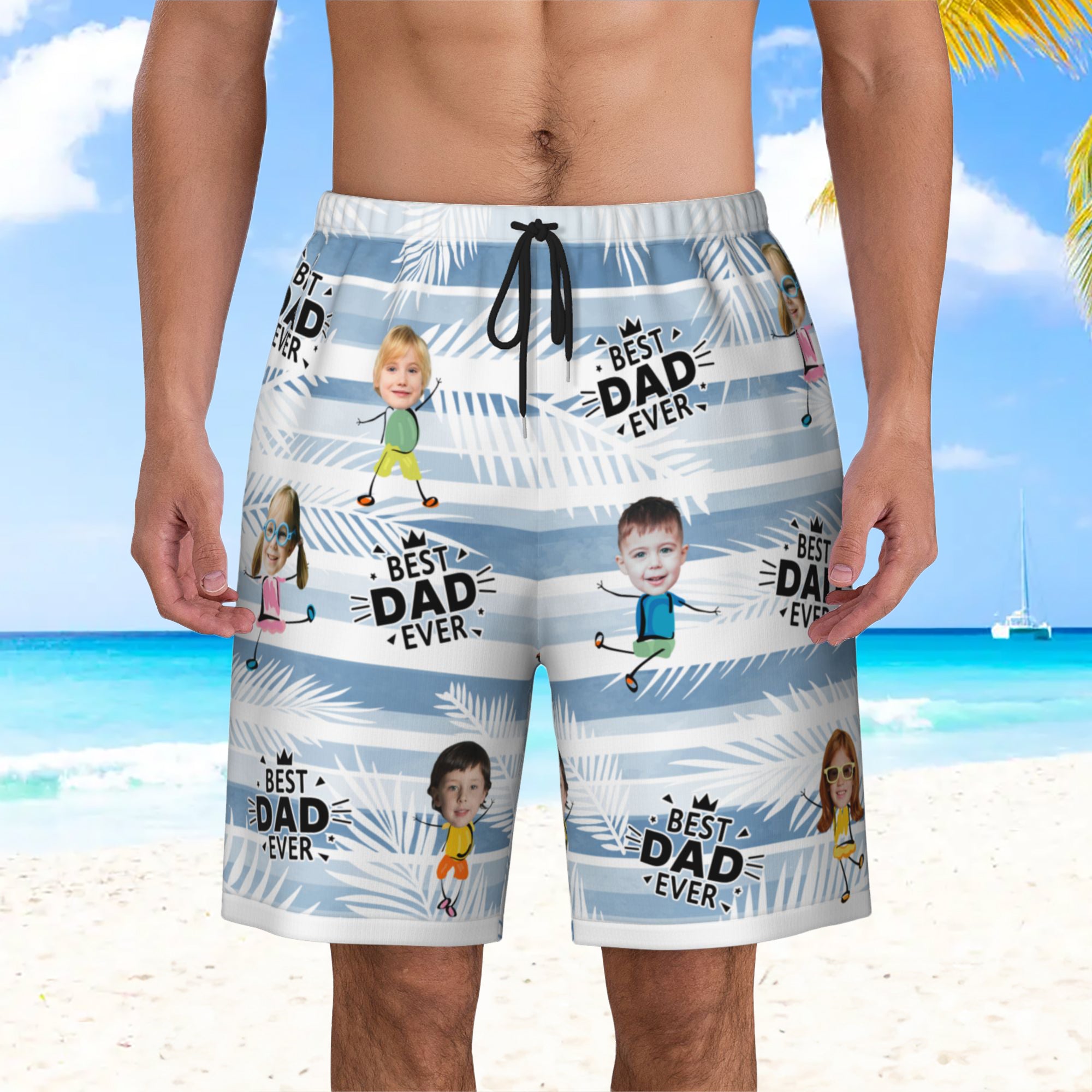Bañador de secado rápido con malla Hawaii Party Beach Essential Holiday Gift for Dad Grandpa Men
