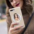 Personalizada de dibujos animados de caracteres magnético teléfono Grip Teléfono Accesorio Cumpleaños Aniversario Regalo para Niñas Mujeres