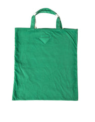 Women's Jersey Fabric Logo Tote Green