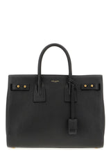 Women's Sac De Jour Top Handle Bag Black Calf Leather