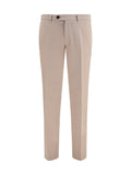 Brunello Cucinelli Dyed Cotton Trousers — Beige