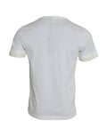 Men's White Cotton Pocket Short Sleeves T-Shirt
