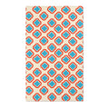 Retro Blue Clover Accent Rug