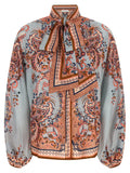 Zimmermann Aster Blouse — blue