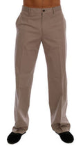 Men's Cotton Stretch Chinos Beige Elastane