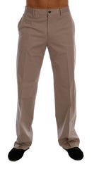 Men's Cotton Stretch Chinos Beige Elastane