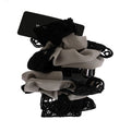 Women's Gray Silk Black Lace Hair Claw Accessory